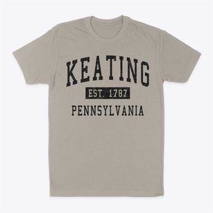 Keating Pennsylvania Classic Established Classic Dad T-Shirt