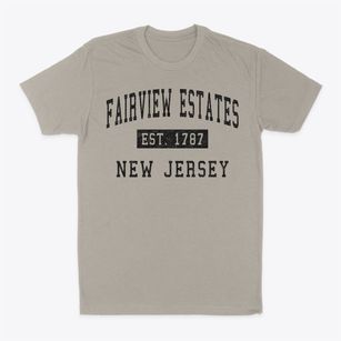 Fairview Estates New Jersey Classic Established Classic Dad T-Shirt
