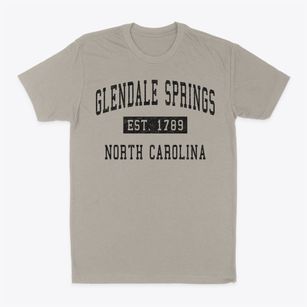 Glendale Springs North Carolina Classic Established Classic Dad T-Shirt