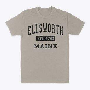 Ellsworth Maine Classic Established Classic Dad T-Shirt