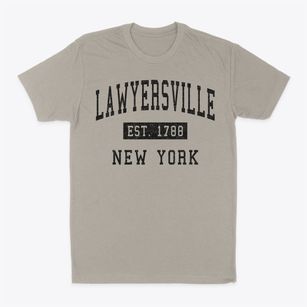 Lawyersville New York Classic Established Classic Dad T-Shirt