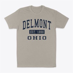 Delmont Ohio Classic Established Classic Dad T-Shirt