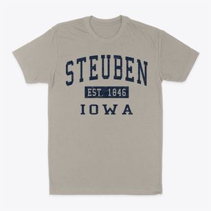 Steuben Iowa Classic Established Classic Dad T-Shirt