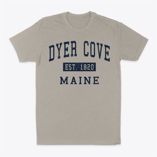 Dyer Cove Maine Classic Established Classic Dad T-Shirt