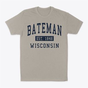 Bateman Wisconsin Classic Established Classic Dad T-Shirt