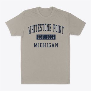 Whitestone Point Michigan Classic Established Classic Dad T-Shirt