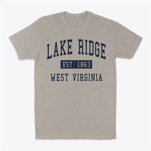 Lake Ridge West Virginia Classic Established Classic Dad T-Shirt