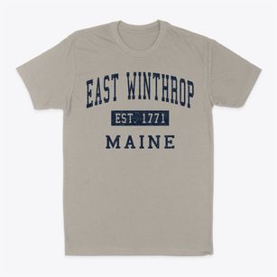 East Winthrop Maine Classic Established Classic Dad T-Shirt