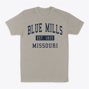 Blue Mills Missouri Classic Established Classic Dad T-Shirt