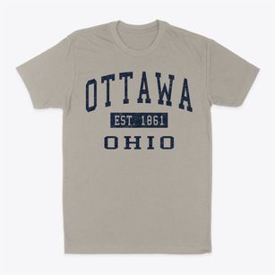 Ottawa Ohio Classic Established Classic Dad T-Shirt