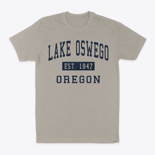 Lake Oswego Oregon Classic Established Classic Dad T-Shirt