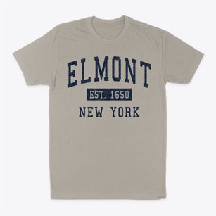 Elmont New York Classic Established Classic Dad T-Shirt