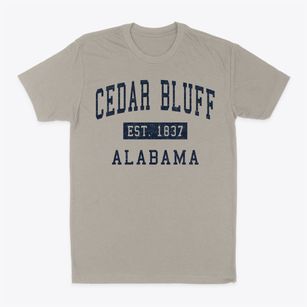 Cedar Bluff Alabama Classic Established Classic Dad T-Shirt