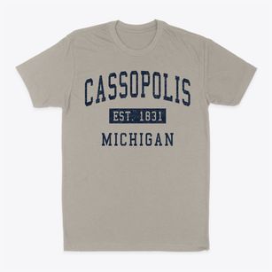 Cassopolis Michigan Classic Established Classic Dad T-Shirt