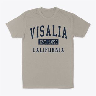 Visalia California Classic Established Classic Dad T-Shirt