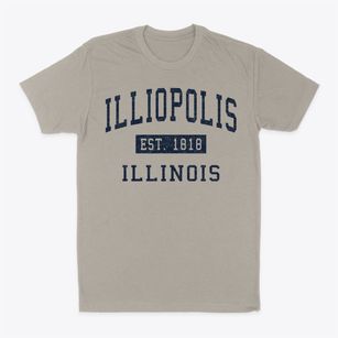 Illiopolis Illinois Classic Established Classic Dad T-Shirt