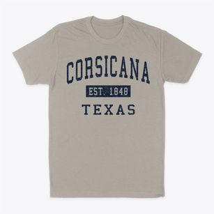 Corsicana Texas Classic Established Classic Dad T-Shirt