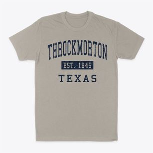Throckmorton Texas Classic Established Classic Dad T-Shirt