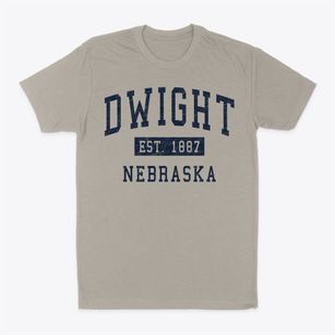Dwight Nebraska Classic Established Classic Dad T-Shirt