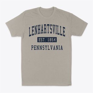 Lenhartsville Pennsylvania Classic Established Classic Dad T-Shirt