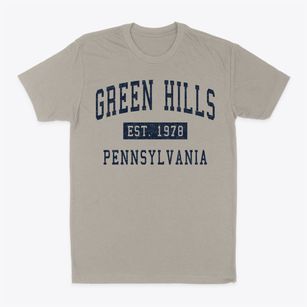 Green Hills Pennsylvania Classic Established Classic Dad T-Shirt