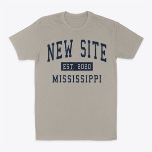 New Site Mississippi Classic Established Classic Dad T-Shirt