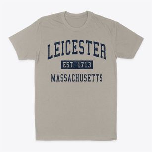 Leicester Massachusetts Classic Established Classic Dad T-Shirt