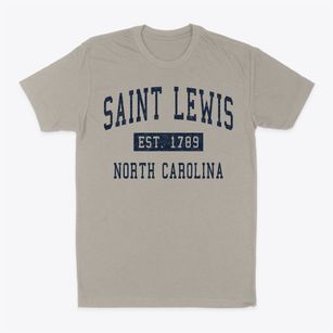 Saint Lewis North Carolina Classic Established Classic Dad T-Shirt