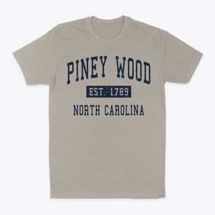 Piney Wood North Carolina Classic Established Classic Dad T-Shirt