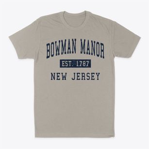 Bowman Manor New Jersey Classic Established Classic Dad T-Shirt