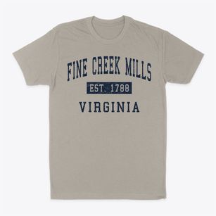 Fine Creek Mills Virginia Classic Established Classic Dad T-Shirt