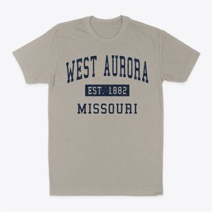 West Aurora Missouri Classic Established Classic Dad T-Shirt
