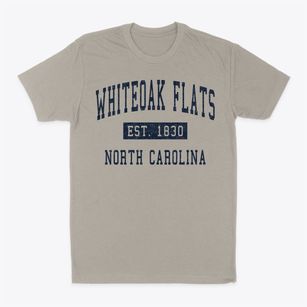 Whiteoak Flats North Carolina Classic Established Classic Dad T-Shirt