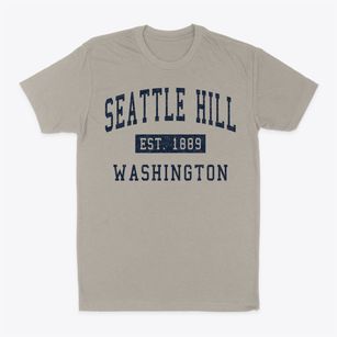 Seattle Hill Washington Classic Established Classic Dad T-Shirt