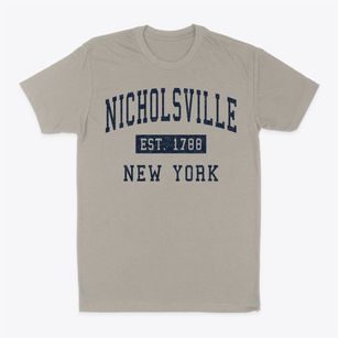 Nicholsville New York Classic Established Classic Dad T-Shirt