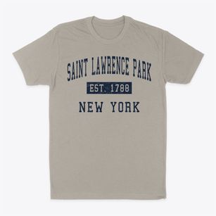 Saint Lawrence Park New York Classic Established Classic Dad T-Shirt