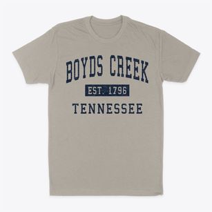 Boyds Creek Tennessee Classic Established Classic Dad T-Shirt
