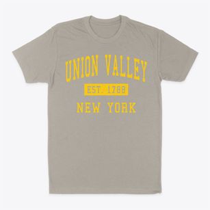 Union Valley New York Classic Established Classic Dad T-Shirt