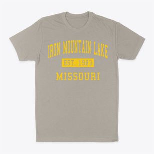 Iron Mountain Lake Missouri Classic Established Classic Dad T-Shirt
