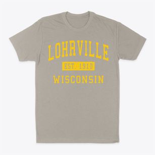 Lohrville Wisconsin Classic Established Classic Dad T-Shirt