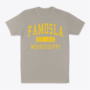 Famosla Mississippi Classic Established Classic Dad T-Shirt