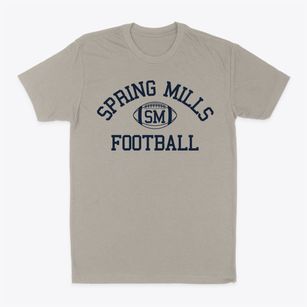 Spring Mills High School Classic Football Classic Dad T-Shirt