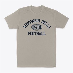 Wisconsin Dells High School Classic Football Classic Dad T-Shirt