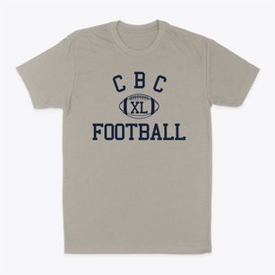 C B C Christian School Classic Football Classic Dad T-Shirt