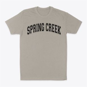 Spring Creek Elementary School Varsity Arch Classic Dad T-Shirt