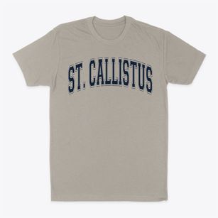 St Callistus Parish Varsity Arch Classic Dad T-Shirt