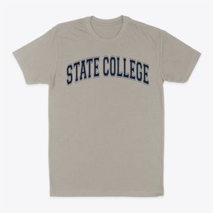 State College Friends School Varsity Arch Classic Dad T-Shirt