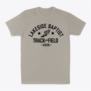 Lakeside Baptist Academy Track and Field Classic Dad T-Shirt
