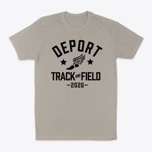 Deport Elementary School Track and Field Classic Dad T-Shirt