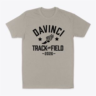 Davinci Academy Of Science & The Arts Track and Field Classic Dad T-Shirt